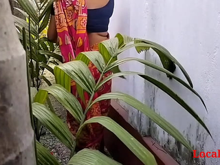House Garden Clining Time Sex A Bengali Wife With Saree In Outdoor ( Official Video By Localsex31)